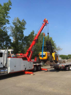 50 Ton sliding rotator lifting heavy all terrain forklift in Rochester NY